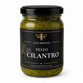 Pesto de Cilantro artesanal Casa Monzati con cilantro fresco, nuez, parmesano y aceite de oliva - 388g
