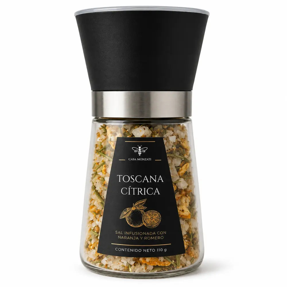 Sal marina artesanal Toscana Cítrica de Casa Monzati - 255g
